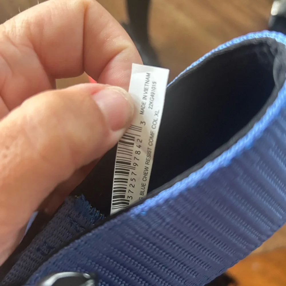 Kong Blue xl collar brand new